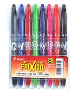Pilot Frixion Pen Assortment 8 pack Fine Point 0.7mm Heat Erase - $40.68 CAD