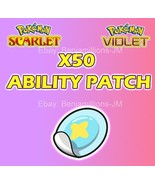 POKEMON SCARLET &amp; VIOLET BULK ITEMS 50 ABILITY PATCHES 100% LEGIT/SAFE - £27.43 GBP