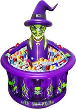 43 Inch Halloween Party Decorations Inflatable Cooler 200 Cans Witches Cauldron  - £32.66 GBP