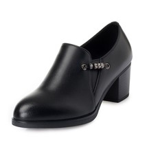 AIYUQI 2021 Autumn Genuine Leather Women Office Shoes High-heeled Sexy Women Dre - £64.66 GBP