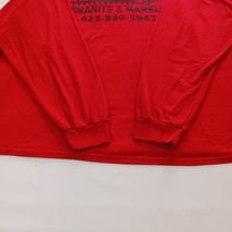 Gildan Dryblend Chattanooga Granite & Marble Men's Red T-Shirt Crewneck Size 2XL image 10