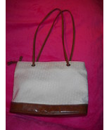 Rosetti Handbag Cream / Brown - $14.99