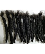 100% Dreadlocks Human Hair handmade 20 pieces 10&quot; black 3 cm thick large... - £101.46 GBP
