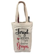 Wine Tote for Teachers, Gift Bag for Teachers, Forget the Apples You Des... - £11.95 GBP