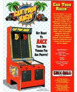 Car Toon Racin' 1990s Skee-Ball Arcade Game Flyer Pinball Race - $15.38