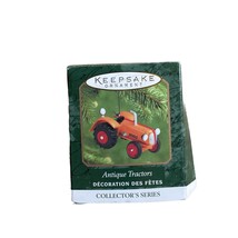 2000 Hallmark Miniature Ornament Antique Tractors Series Die Cast Metal QXM5994 - $8.27