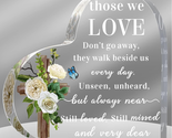 Sympathy Gifts Memorial Bereavement Gifts Acrylic Heart Condolence Remem... - £16.96 GBP