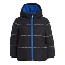 Calvin Klein Little Boys Hooded Logo-Tape Bubble Jacket , Choose Sz/Color - £51.11 GBP