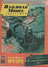 Railroad Model Craftsman Magazine October 1978 Live Steam 2-8-0 - £1.12 GBP