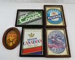 Framed Beer Labels Carling Molson Capilano Moosehead Canada Cooler Ads LOT - $33.85