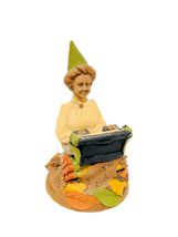 Tom Clark Gnome Figurine vtg sculpture SIGNED elf Cairn Friday typewriter type - £31.54 GBP