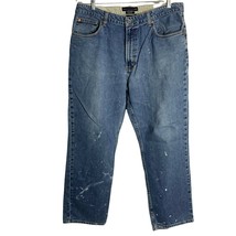Tommy Hilfiger Denim Jeans 36/30 Med Wash Relaxed Fit Painter Straight Leg - £18.44 GBP