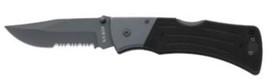 Kabar 3063 G10 MULE Folder Pocket Knife Serrated Edge Gun Metal Grey - £19.41 GBP