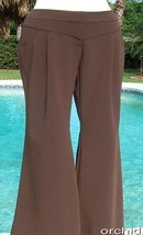 NWT Cache Stretch Flair Leg Brown Pant Self Belt Style Size 0/2/4 XS/S N... - £41.51 GBP