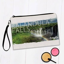 ANGOLA Kalandula Falls : Gift Makeup Bag Angolan Pride Flag Country Souvenir Tra - £9.48 GBP