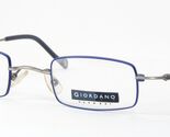 Vintage Giordano GA0277 57 Blau/Grau Einzigartig Selten Brille 43-23-140mm - $76.21