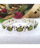 Natural Peridot Bracelet | Peridot Gemstone Bracelet | Handmade Bracelet... - £99.80 GBP