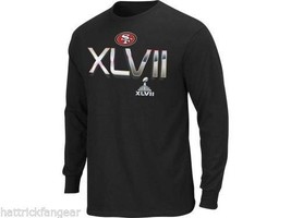 San Francisco 49res NFL On Our Way Super Bowl XLVII Football Long Slv T-Shirt L - £13.62 GBP