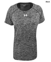 Under Armour Women&#39;s Loose T-Shirt Locker Tee Activewear Marble Black - $11.40+