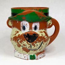 Yogi Bear Child&#39;s Cup Vintage 1961 Hanna Barbera Animation Themed Plastic Mug - £7.63 GBP