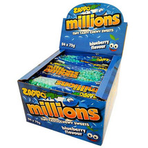 Zappo Millions Tiny Tasty Chewy Sweets - Blueberry - £65.35 GBP
