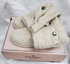 Juicy Couture Women's Marlin Sweater Boots 9.5 White image 2