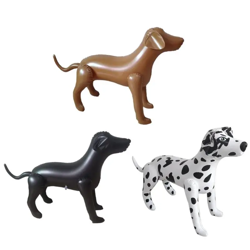Inflatable Dog Party Decoration Ornaments Model Kids Performance Props Child Toy - £13.65 GBP