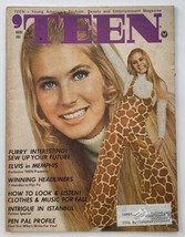VTG &#39;Teen Magazine August 1969 Vol 13 #8 Elvis Presley in Memphis - £60.50 GBP