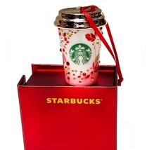 Starbucks Swarovski Limited Ceramic Crystal Ornament Coffee Cup 2013 Mer... - £118.99 GBP