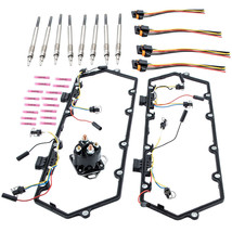 Valve Cover Gaskets with Harness Glow Plug Kit For Ford 7.3L Powerstroke... - $201.67