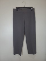 Eileen Fisher Pants Olive Green Stretch Elastic Waist Size Petite Medium PM - £24.72 GBP