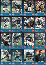1999 Tennessee Titans 16 Uncut Trading Card Set (11x14 Sheet) w/ Topload  Steve  - £29.73 GBP