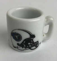 Vintage NFL Mini Coffee Cup Mug Tennessee Titans 1.25" Collectible Miniature - £8.86 GBP