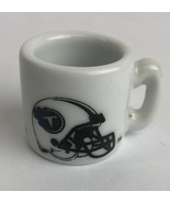 Vintage NFL Mini Coffee Cup Mug Tennessee Titans 1.25&quot; Collectible Minia... - $15.12 CAD