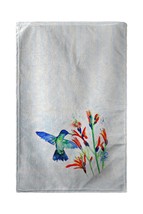 Betsy Drake Hummingbird &amp; Fire Plant Beach Towel - £55.38 GBP