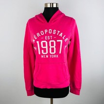 Aero Aeropostale Medium M Pink Established 1987 New York Pink Hooded Sweatshirt - £15.37 GBP