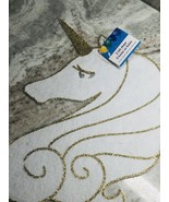 Ship N 24 Hours. New-Girls White Unicorn 2 Felt Shape:12in x13.5in - €12,99 EUR