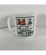 Vintage Glasbake Mug A-1 Auto &amp; Truck Salvage Houston Texas Modine Radia... - €8,38 EUR