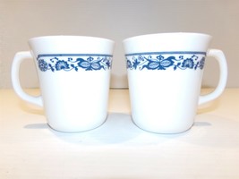 Corning USA Old Town Blue Coffee Mugs x 2 - £14.41 GBP