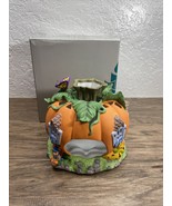 Partylite Harvest Pumpkin Tealight House Halloween Autumn Fall Decor KG JD - $40.69 CAD