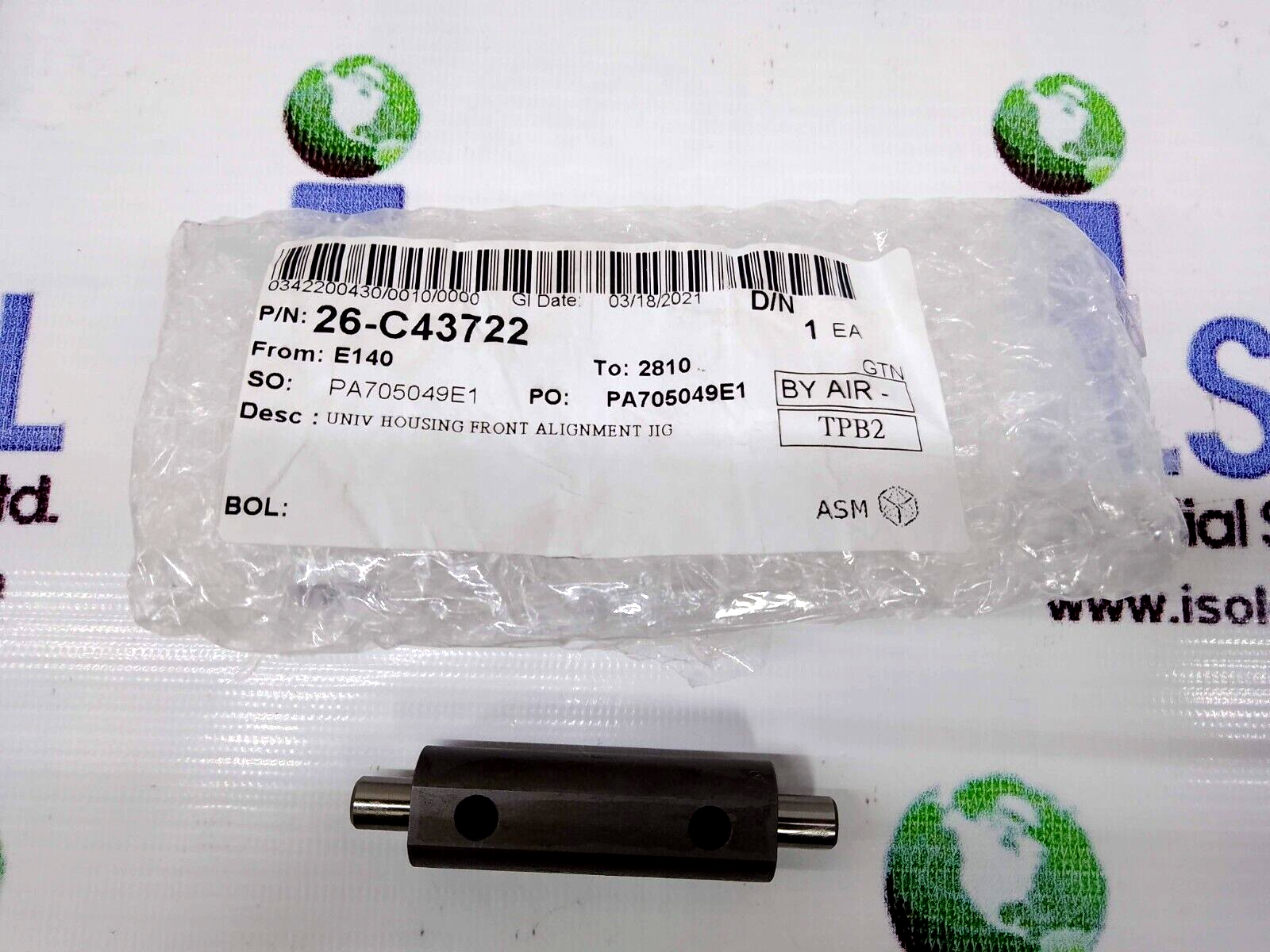 ASM 26-C43722 UNIV Housing Front Alignment JIG Semiconductor Spare New - $70.04