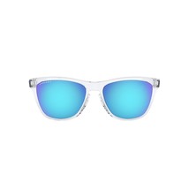 Oakley unisex adult Oo9245 Frogskins Low Bridge Fit Sunglasses, Crystal Clear/Pr - $227.99