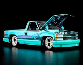 Hot Wheels 1990 Chevy 454 SS JCP12 RLC EXCLUSIVE Red Line Club Teal image 2