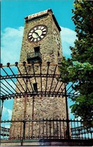 Clock Tower Jenks Park Central Falls Rhode Island Postcard Unposted - £7.83 GBP