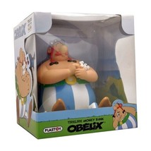 Obelix holding Idefix plastic Money Bank New Asterix - £31.28 GBP