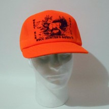 Vintage West Elk Coal Co Men Hat Hunters Safety Orange Cap Falcon Headwear - £21.90 GBP
