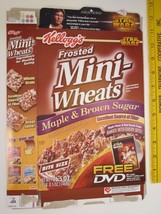 Empty Cereal Box Kelloggs 2004 Mini-Wheats MAPLE &amp; BROWN SUGAR Star Wars... - $27.84