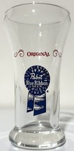 Vintage Pabst Blue Ribbon PBR Original Pilsner Beer Glass 8oz 5.5” Bar Man Cave - £5.16 GBP