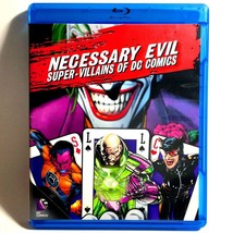 Necessary Evil: Super-Villains of DC Comics (Blu-ray Disc, 2013) Like New ! - $5.88