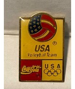 Coca Cola USA Volleyball Team Olympics Souvenir Collectable  Hat / Lapel... - $7.91